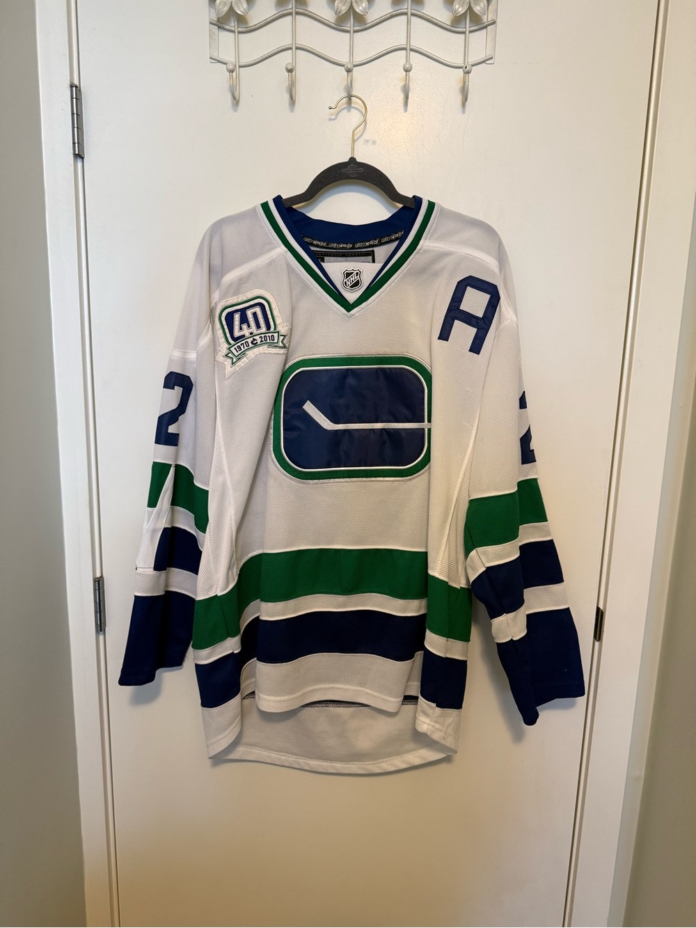 NHL Vancouver Canucks 40th Anniversary Daniel Sedin Hockey Jersey